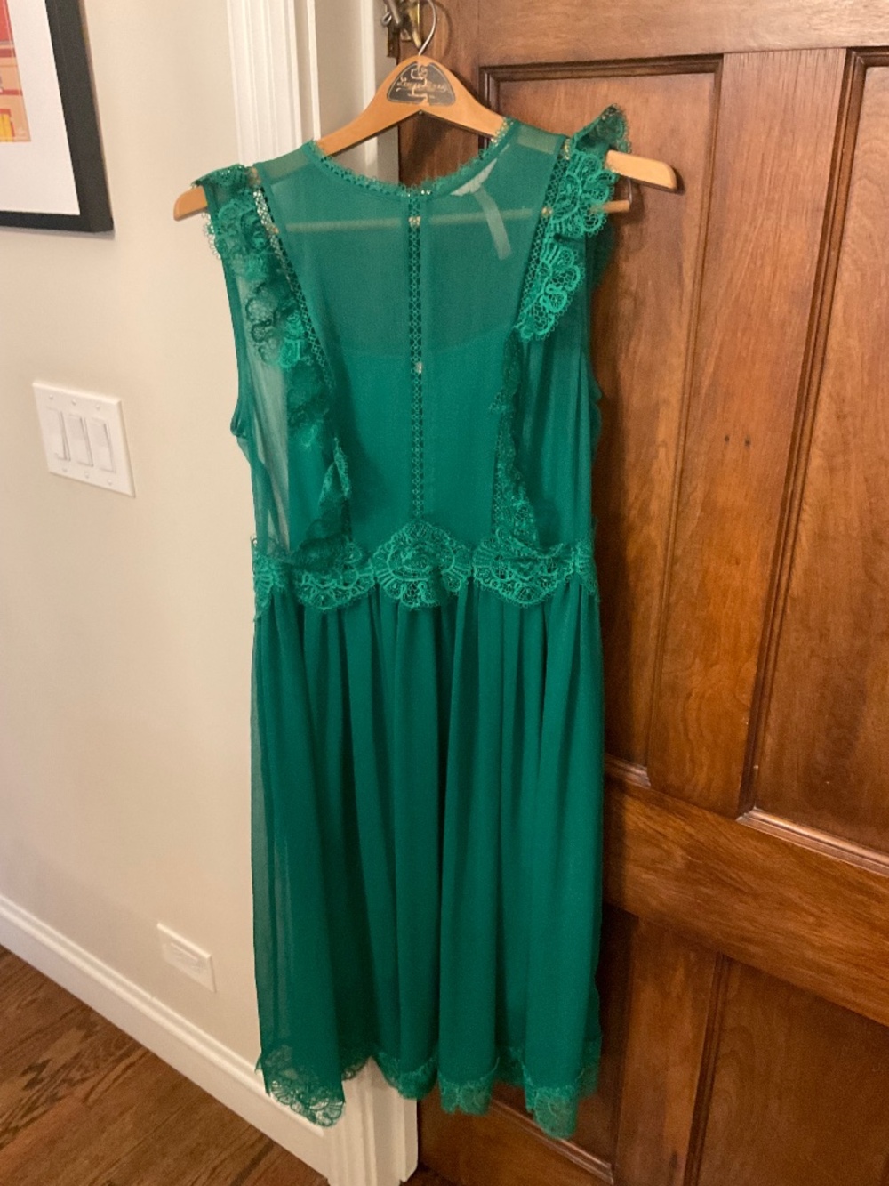 Ted Baker London green lacy women’s dress size 3 (US 8)